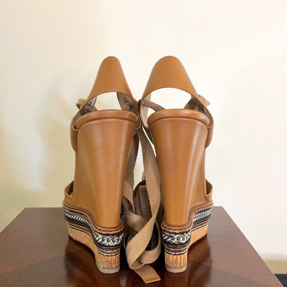 Christian Louboutin Tribuli ankle tie wedge - Picture 6 of 8